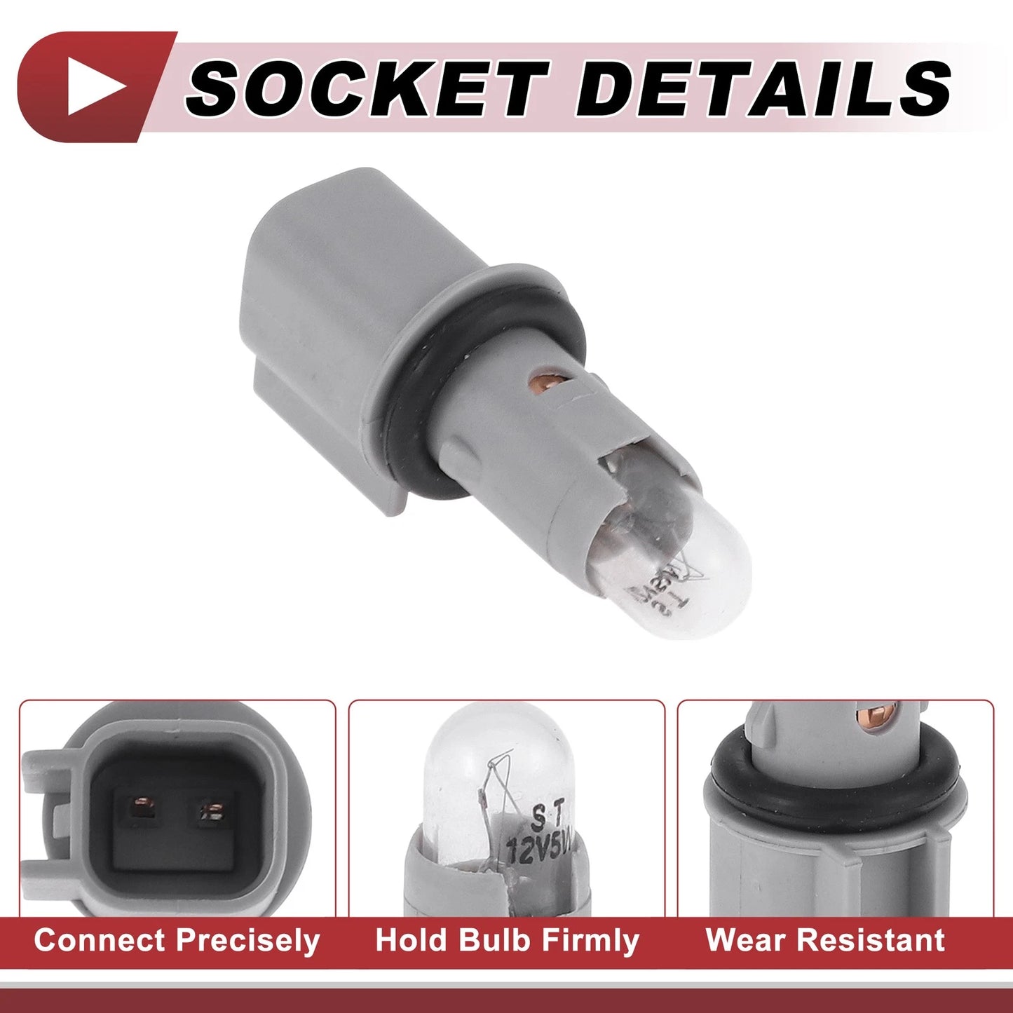 Set of 1 Side Marker Light Socket for Jeep Liberty (2002–2004) No. 55156754AA