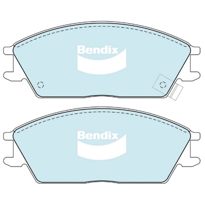 Set of 4 Front Disc Brake Pads for Hyundai Accent (2000–2009)