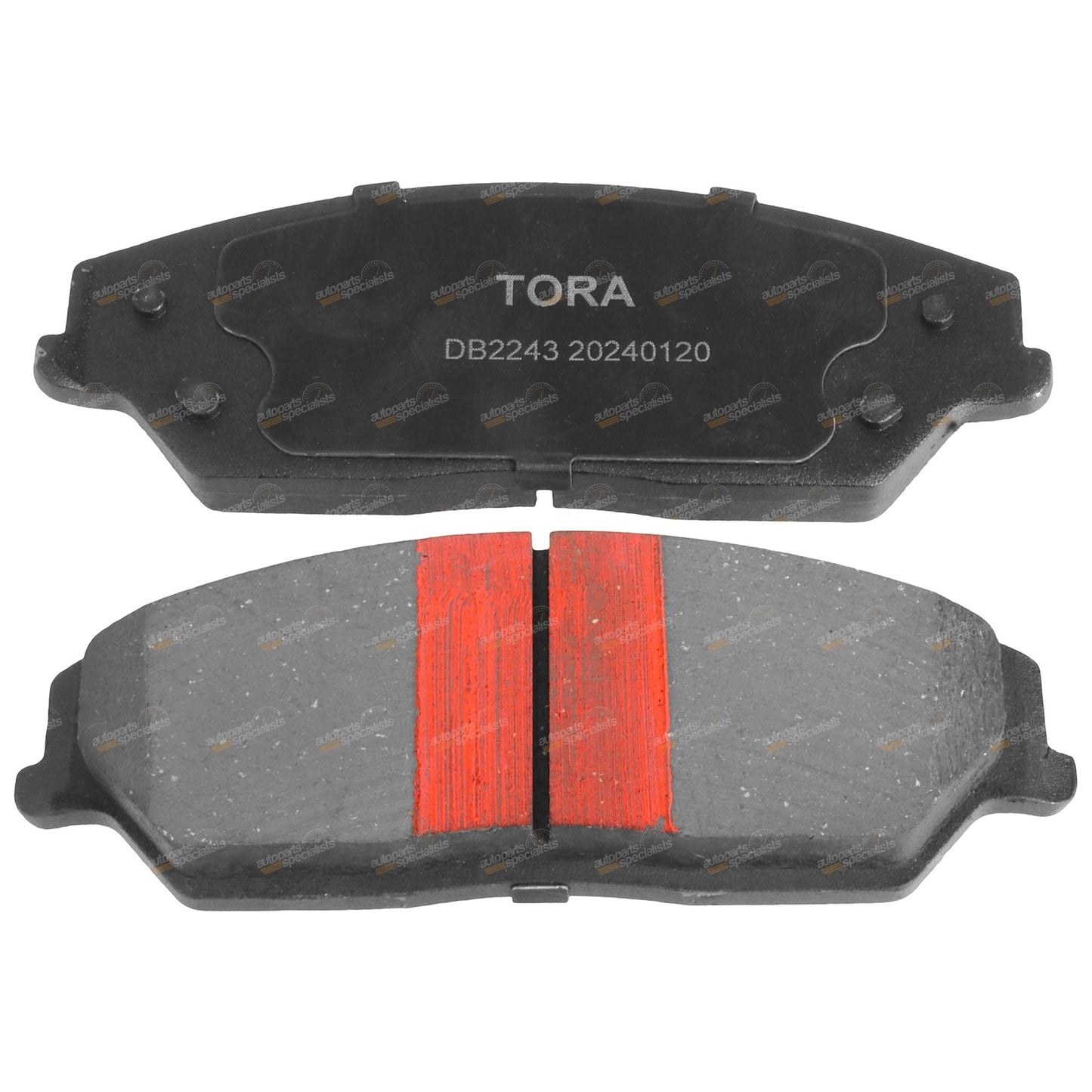 Set of 4 Front Disc Brake Pads for Toyota TRD Aurion (2006–2017)