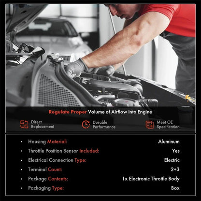 Fuel Injection Throttle Body for Jeep Gladiator, Grand Cherokee (2020-2023)