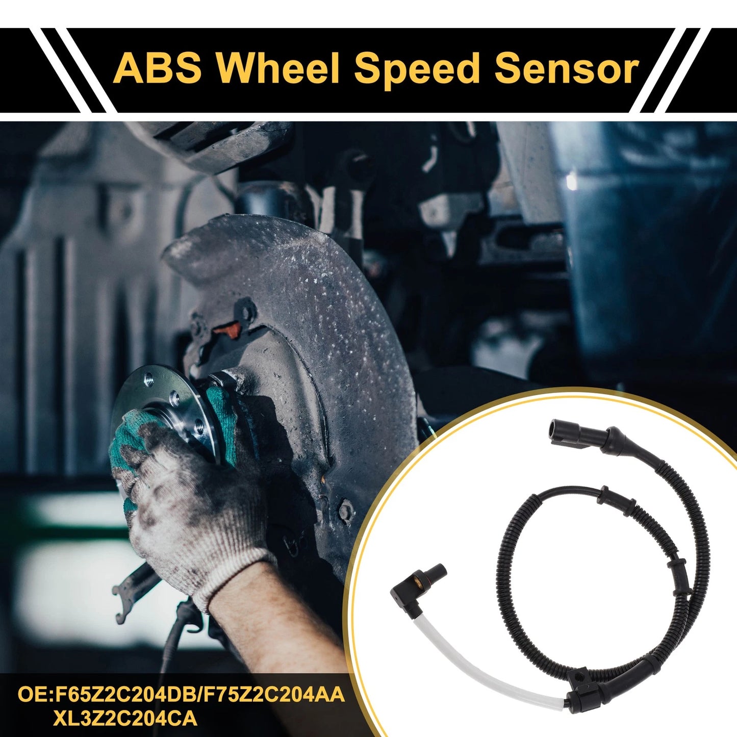 ABS Wheel Speed Sensor F65Z2C204DB for Ford F-150 (1997–2003)