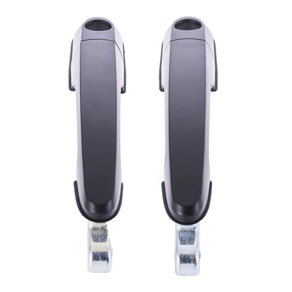Set of 2 Outer Door Handles for Hyundai Tucson (2004–2010) - Black