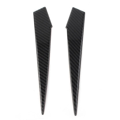 2X Carbon Fiber Gear Shift Side Panel Cover Trim for Subaru Forester (2013–2018)