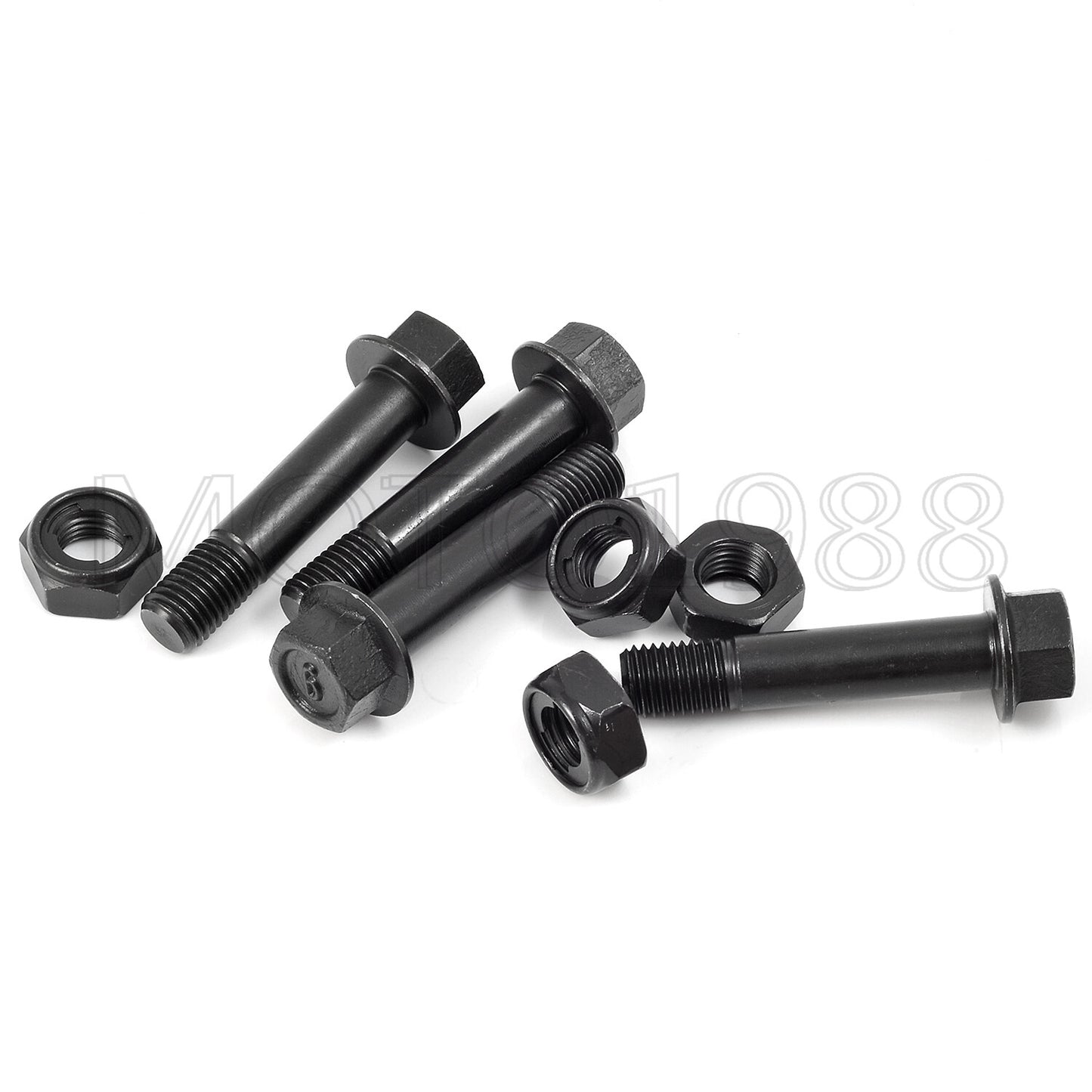 Set of 4 Front Shock Absorber Bolts & Lock Nuts for Yamaha Banshee (1987–2006)