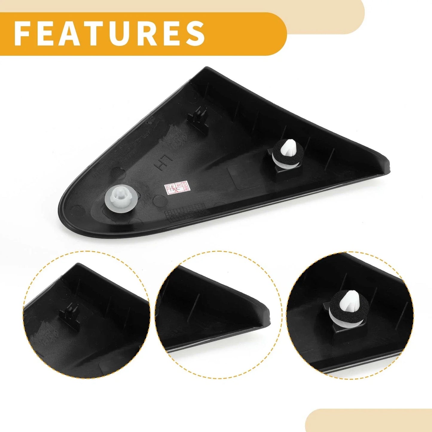 Front Left Side Pillar Triangle Trim for Chevrolet Sonic (2012-2020)