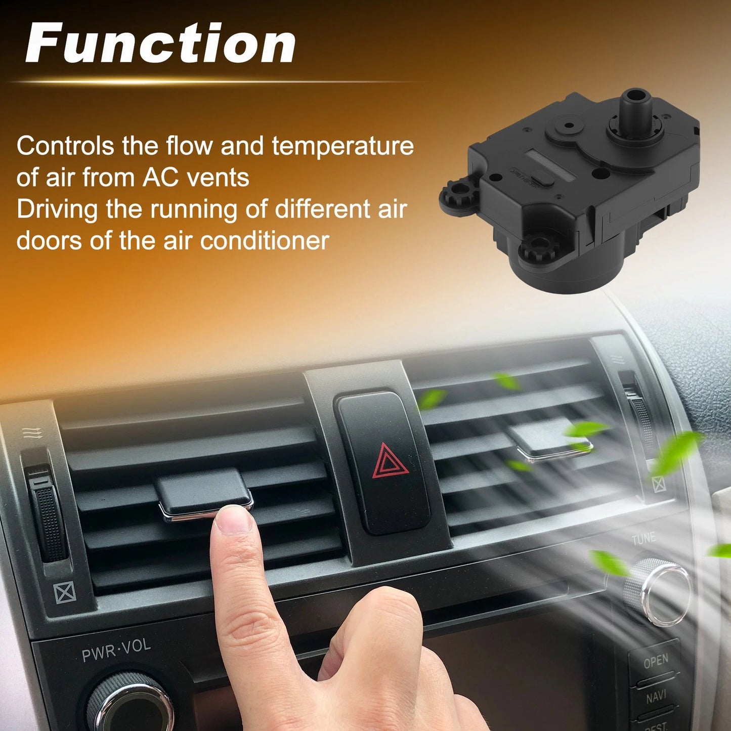 HVAC Heater Blend Door Actuator for Nissan Rogue (2014–2019) 277494BU0A