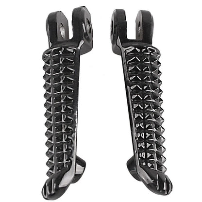 Front Foot Pegs Footrests for Yamaha YZF R6S (2003-2009) - Black