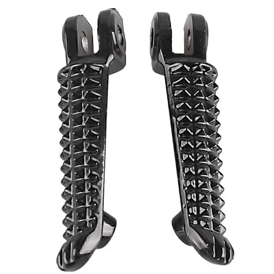 Front Foot Pegs Footrests for Yamaha YZF R6S (2003-2009) - Black