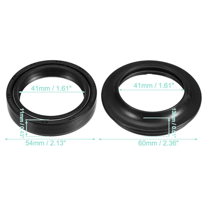41x11mm Front Fork Shock Oil Seal Set for Kawasaki ZX600 (1993–2006)