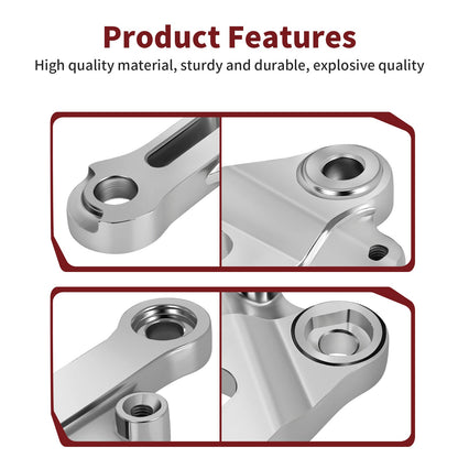 Left Footpeg Bracket for Kawasaki Ninja ZX-6R/9R/ZZR600 (1998–2008)