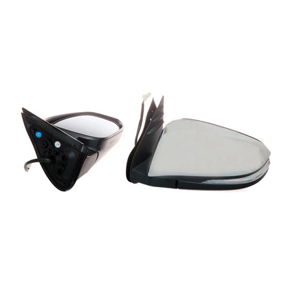Chrome Electric LED Foldable Mirrors for Toyota Fortuner (2005–2023)