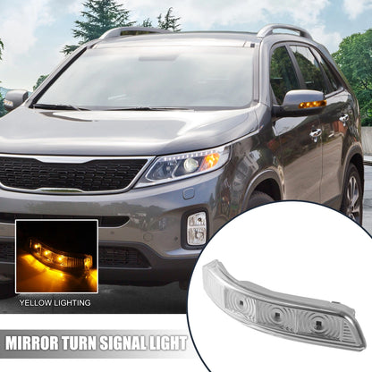 3X LED Front Right Mirror Turn Signal Light No. 87623-2P000 for Kia Sorento (2011–2020)