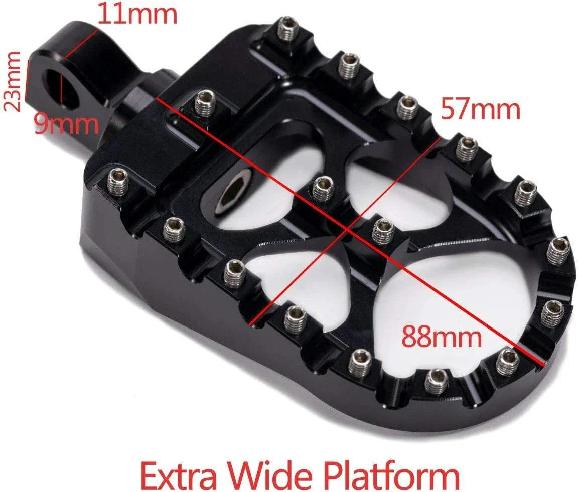 Foot Pegs for Harley Dyna, Fatboy, Sportster 883, Bobber, Chopper