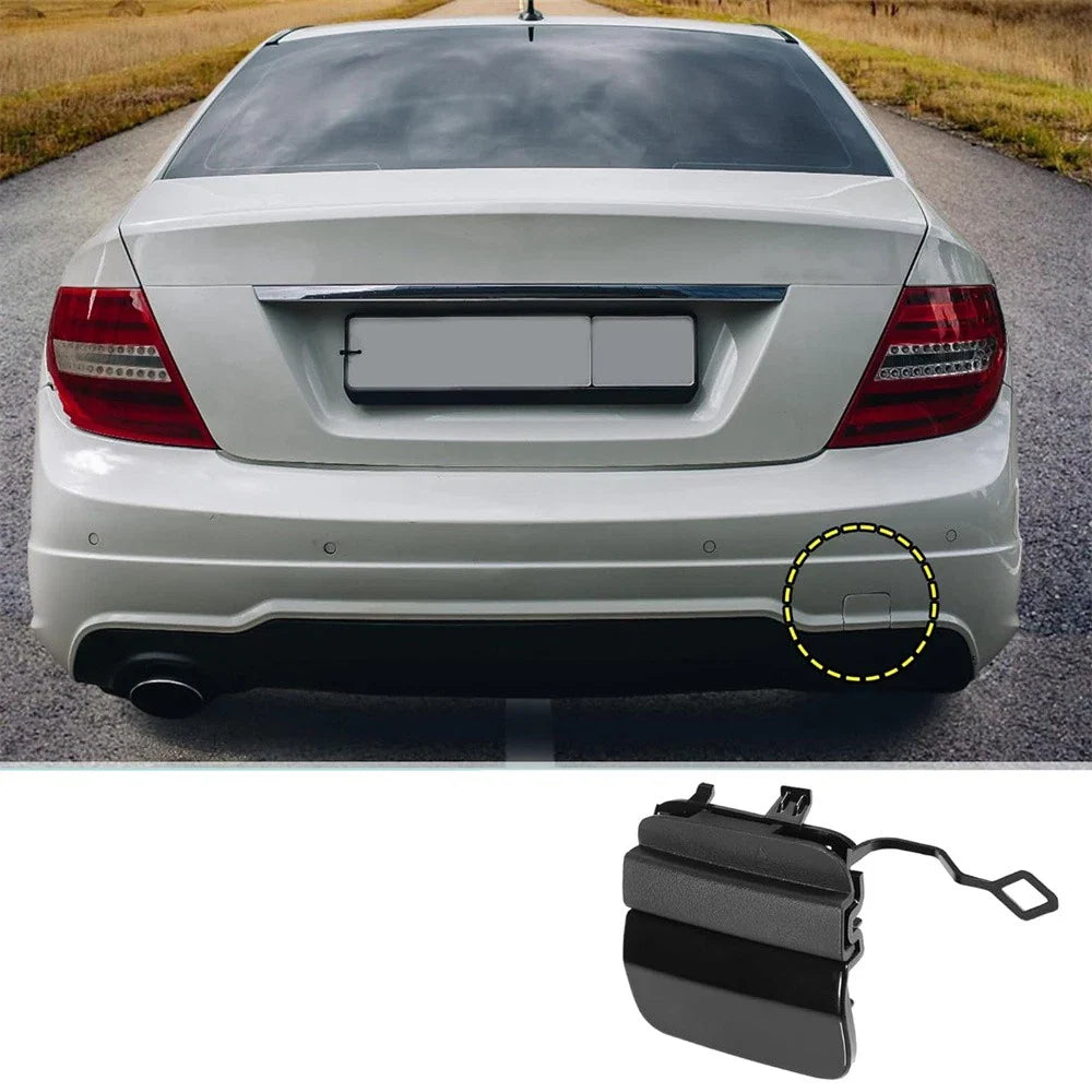 Benz Rear Right Bumper Tow Hook Cover Cap Plastic (2015-2020)
