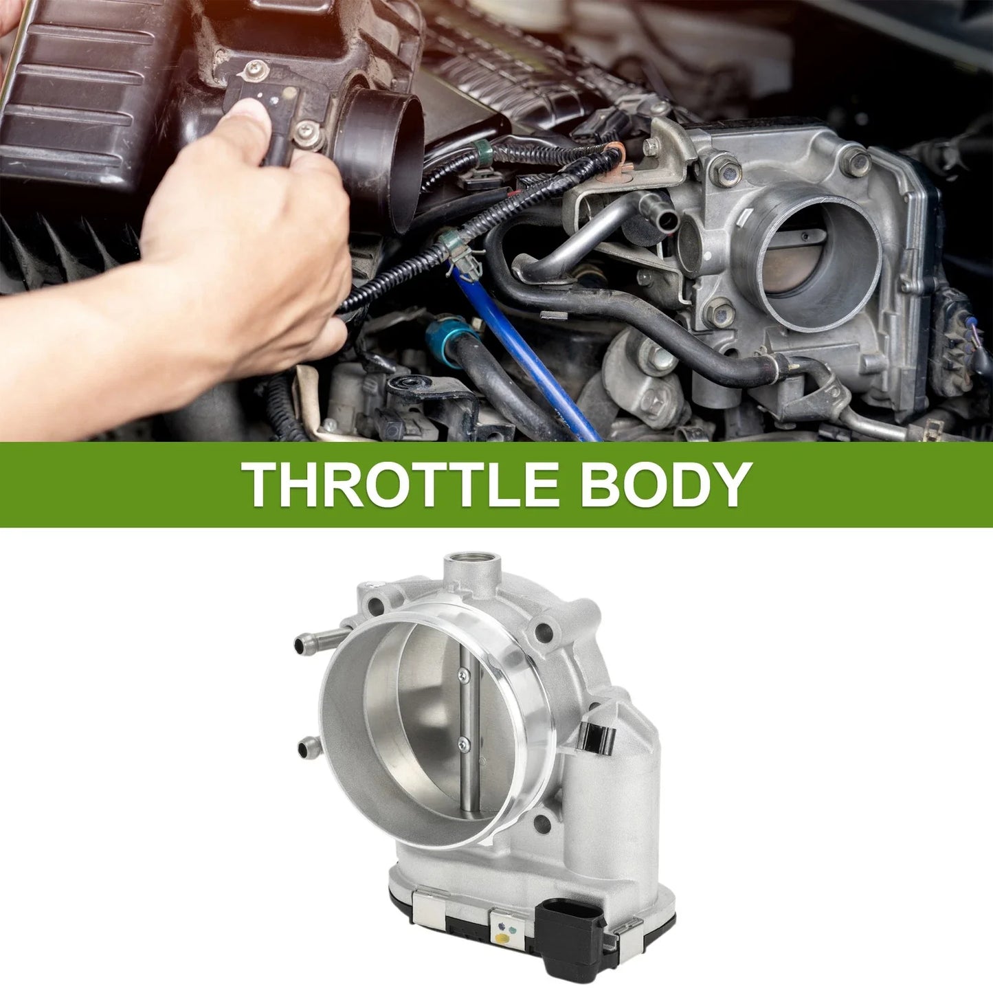 Throttle Body for Hyundai Equus, Genesis 4.6L, Santa Fe 2.7L, Kia Rondo