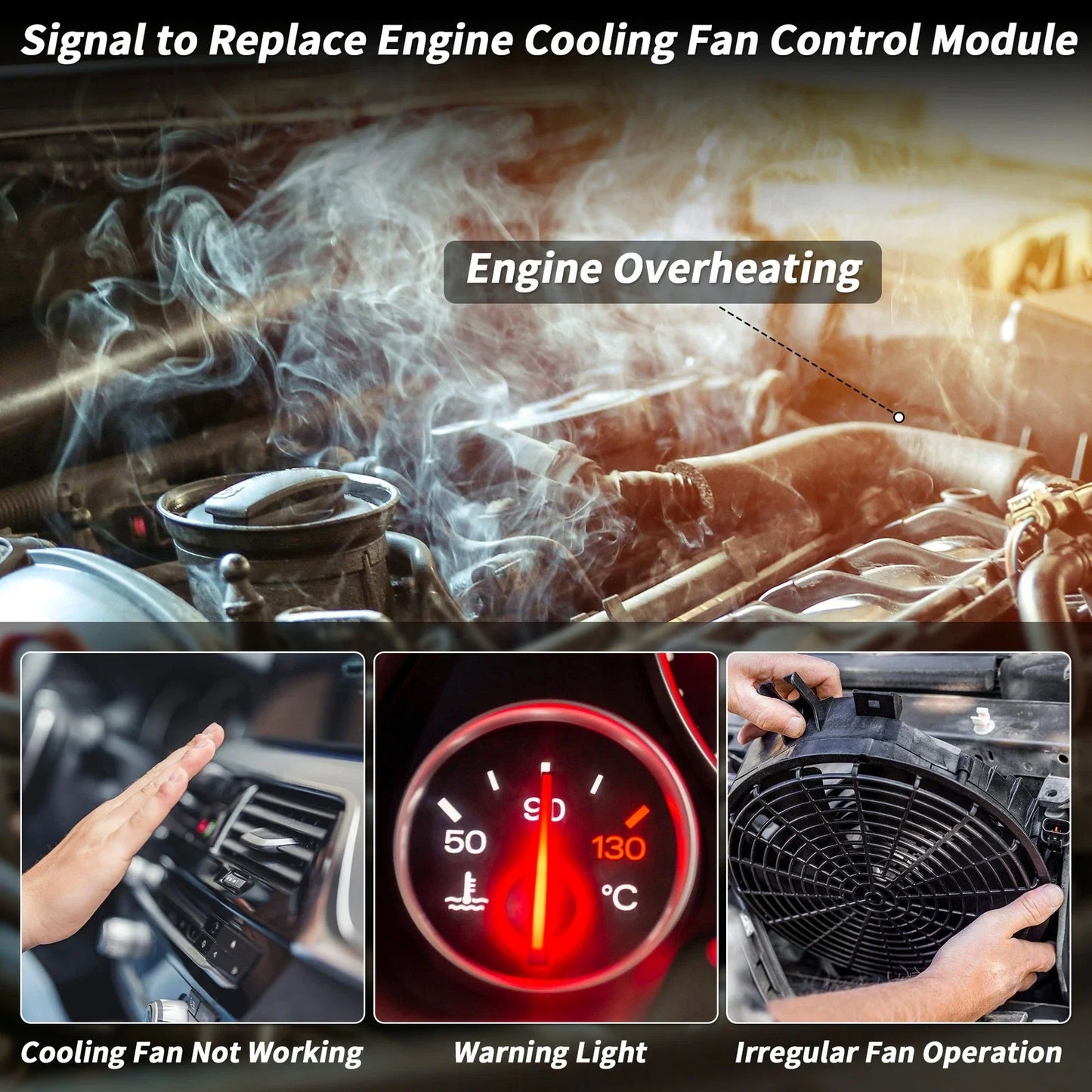 Engine Cooling Fan Control Module for Dodge Dart (2013-2016)