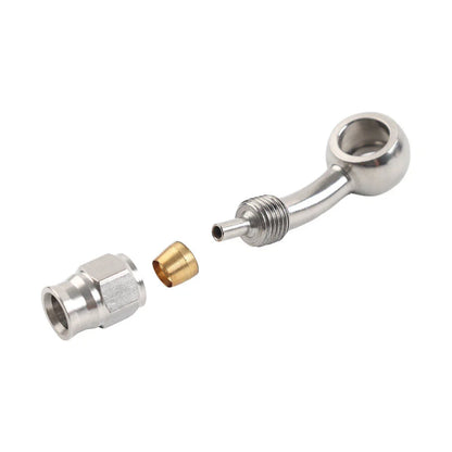 10.2mm Stainless Steel AN-3 28�� Eye Banjo Hose Ends for Motorcycle