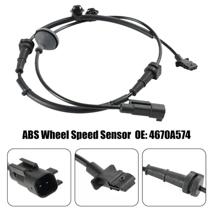 Rear Right ABS Wheel Speed Sensor 4670A574 for Mitsubishi Outlander (2010–On)