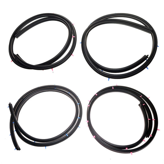 Front Rear Door Weatherstrip Set for Nissan Sylphy Almera Pulsar 2000-2006