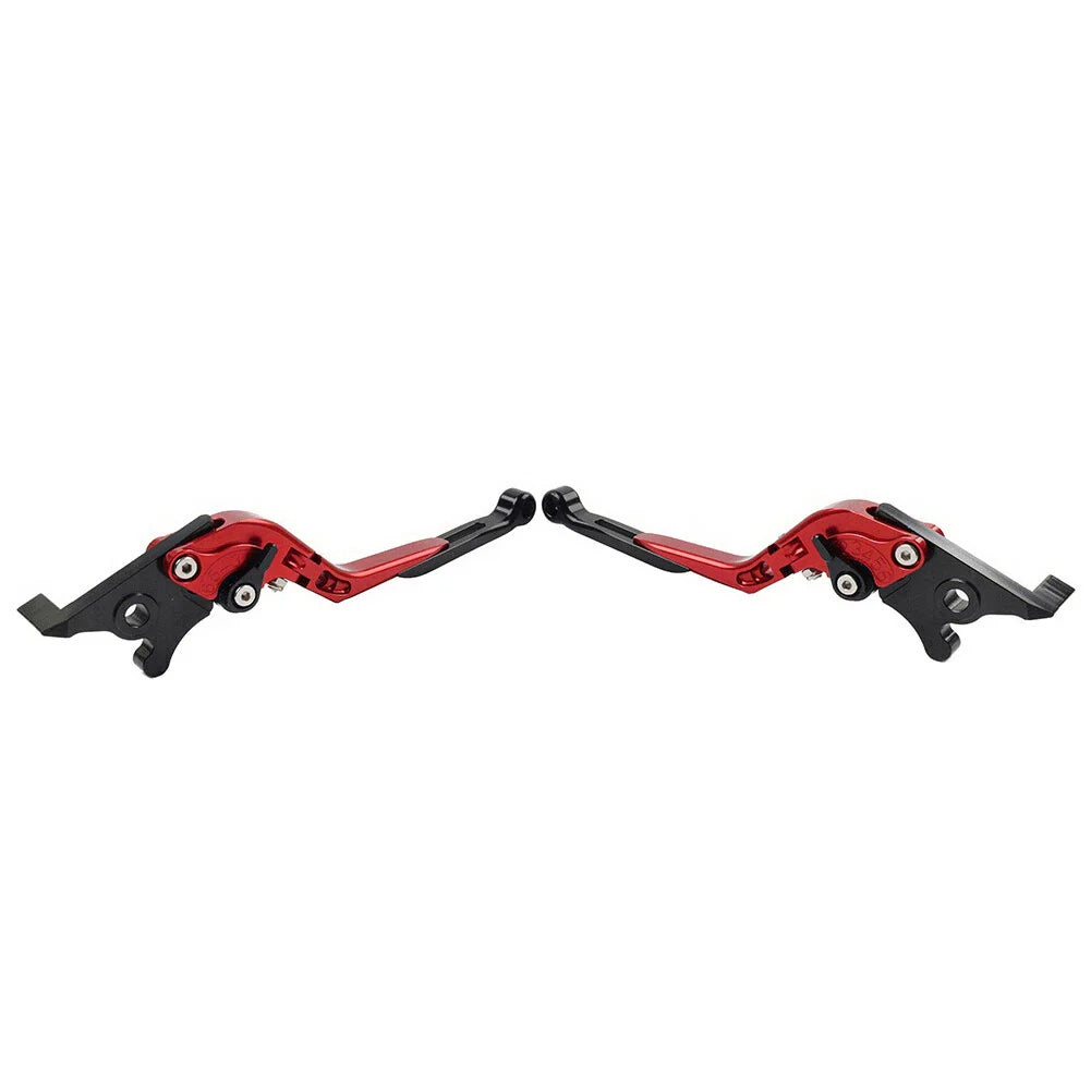 CNC Extendable Brake Clutch Levers for Honda CBR650R CB650F (2014-2023) Red