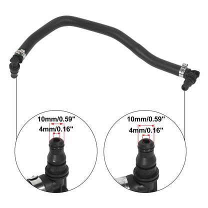 Radiator Vent Hose for Mercedes-Benz C250 2012-2015 Rubber Replacement