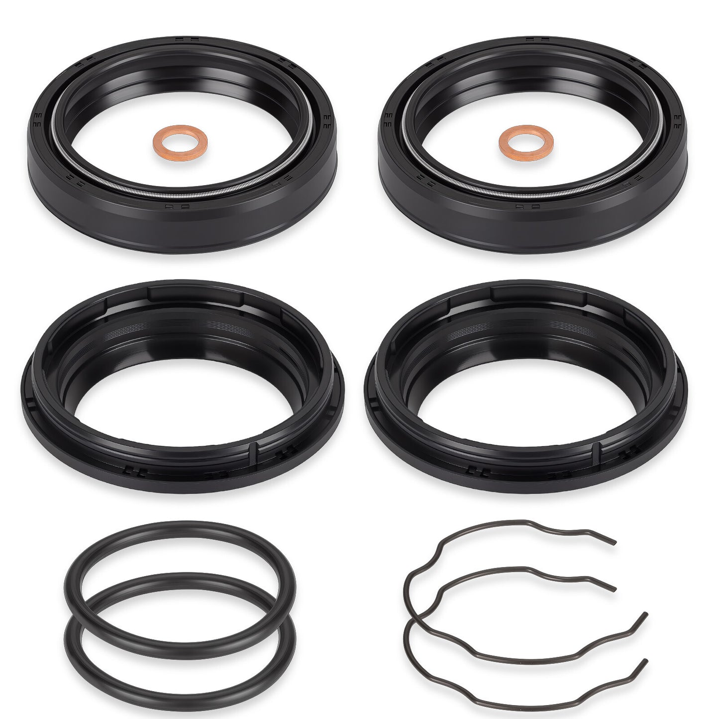 Front Fork Shock Absorber Oil Seal Kit for Suzuki GSX1300R Hayabusa (2008–2024)