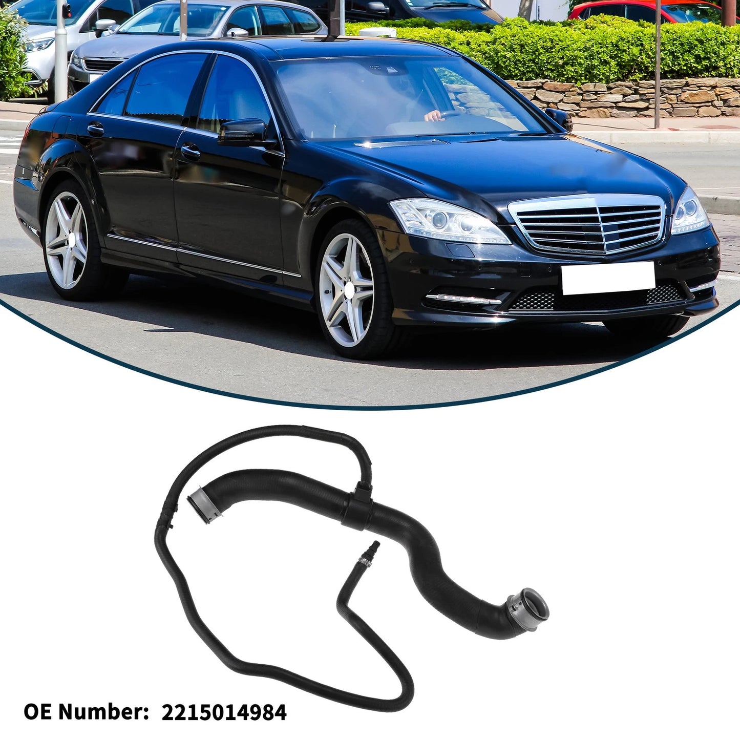 Radiator Hose for Mercedes-Benz S-Klasse V221 W221 S 450 (2005–2013) No.2215014984