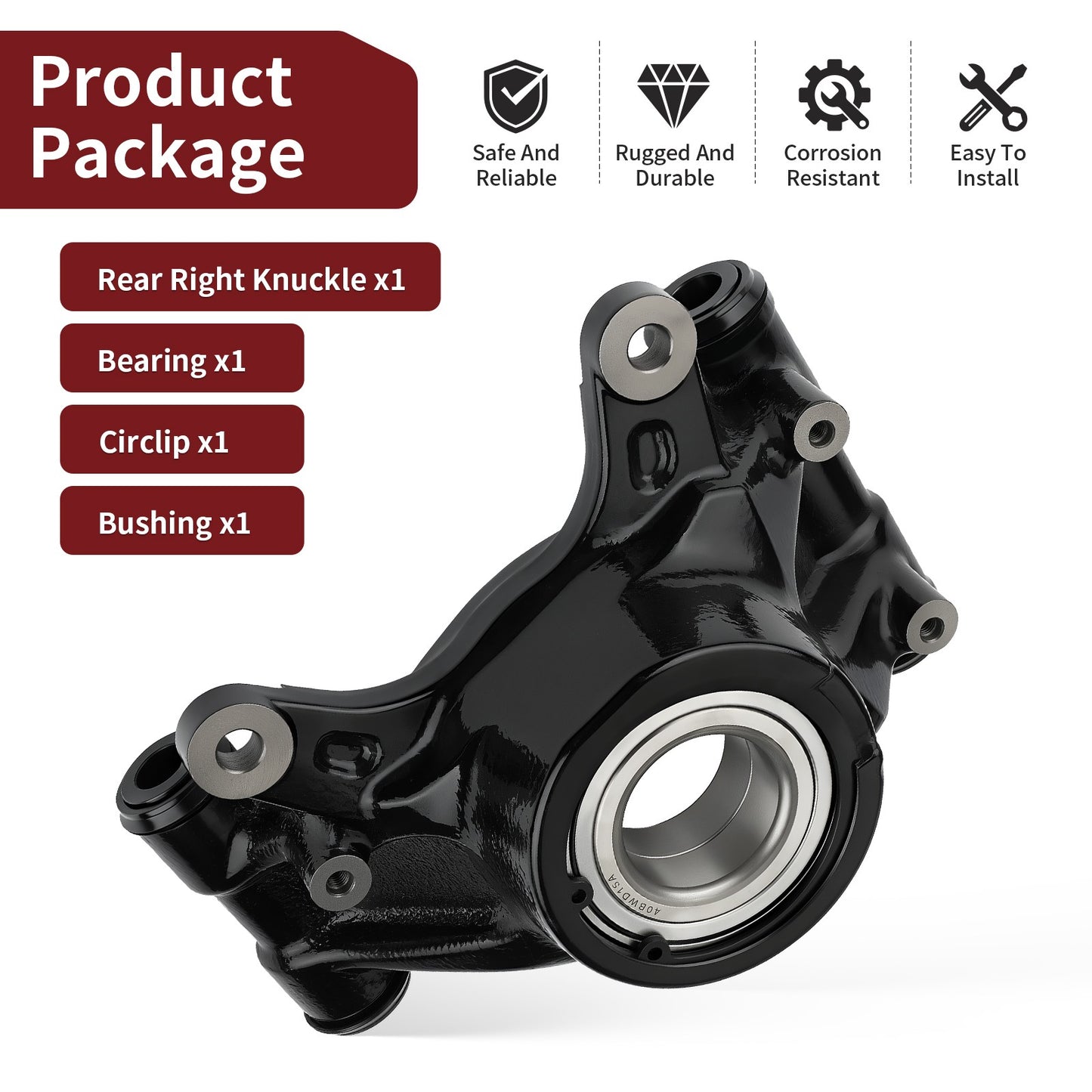 Rear Right Knuckle Kit for Honda Pioneer 1000 (2016–2024)