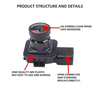 Rear View Backup Camera for Ford Fusion Sedan (2013-2020)