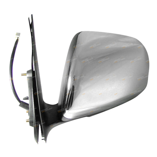 LH Chrome Electric Power Mirror for Toyota Hilux (2005–2011)