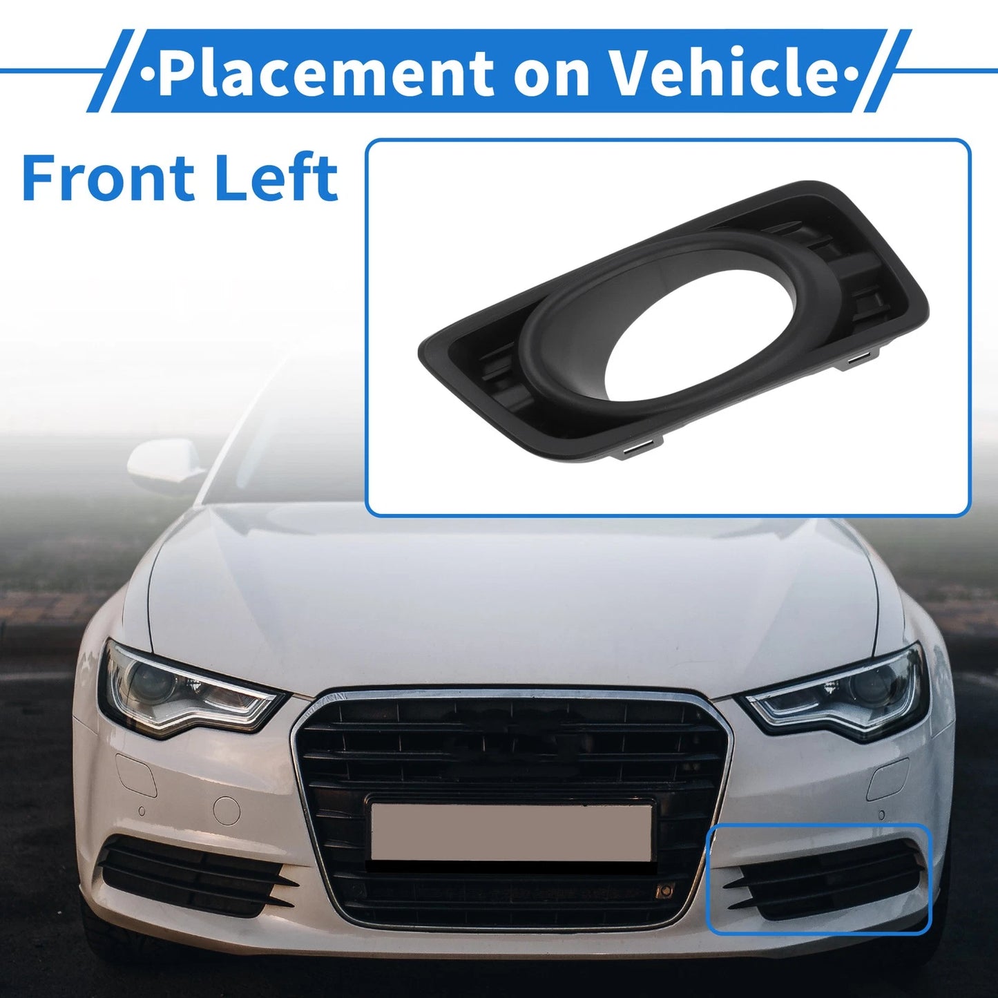 Front Left Fog Light Grill No. 71109TM0T10 for Honda Fit (2012–2014)
