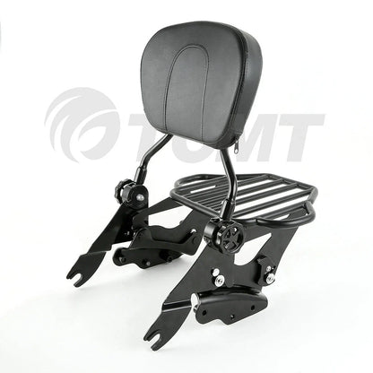 Backrest Sissy Bar Luggage Rack Docking Hardware for Harley Touring (2009-2013)