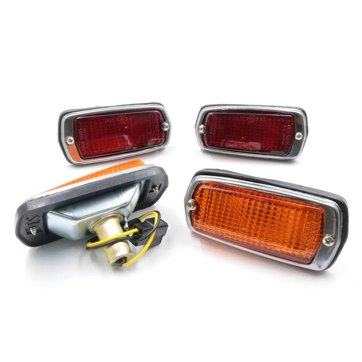 Set of 2 Side Marker Lamps for Nissan Datsun 510 1600 120Y B210 240Z