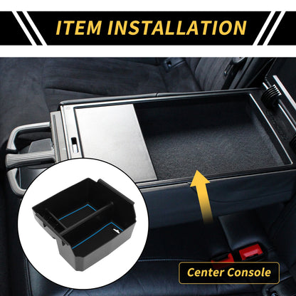 Center Console Organizer Tray for Jeep Wrangler JK JKU (2011–2018) Blue