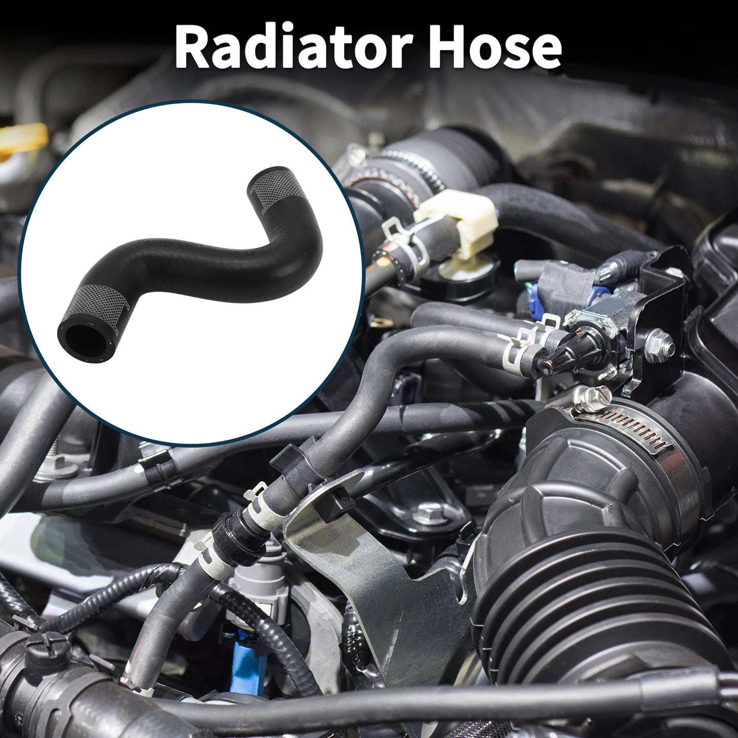 Radiator Hose for Porsche Cayenne (2009) No. 95510632210 Rubber