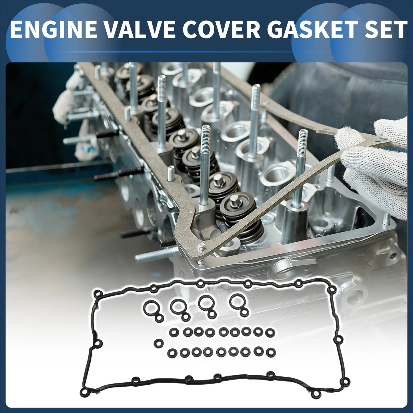 Valve Cover Gasket Set for Dodge Dart (2013–2016) 2.4L L4 VS50906R