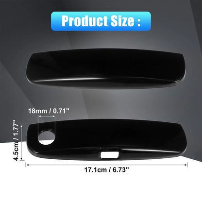 Set of 4 ABS Glossy Black Door Handle Covers for Dodge Charger (2011–2021)