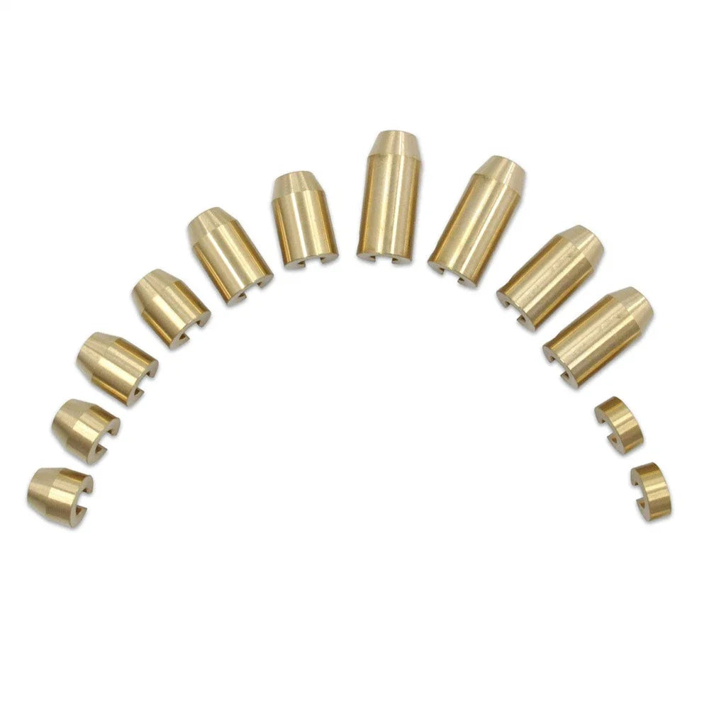 12x Brass Wheel Spoke Balance Weights for Motorcycle Spoked Wheels