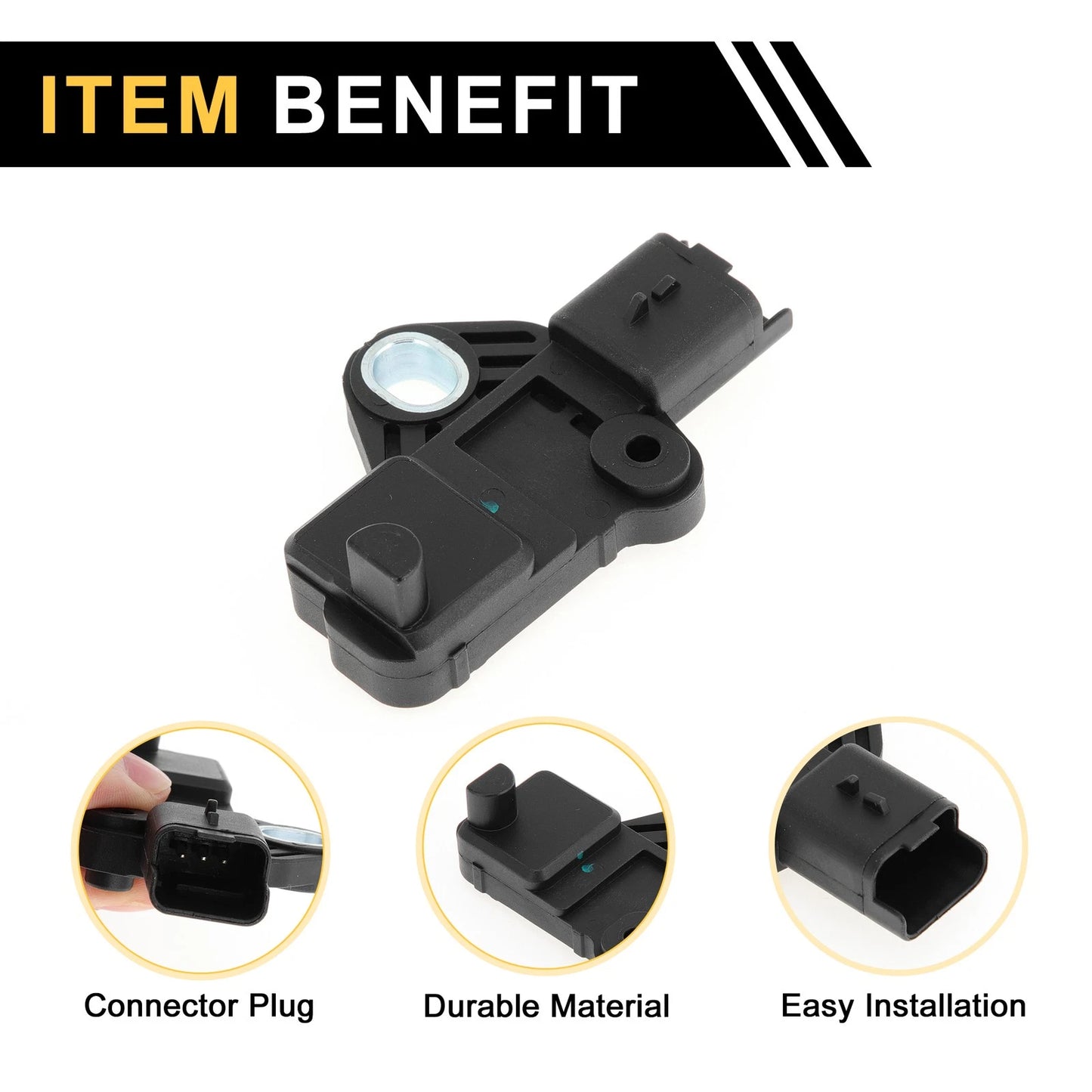 1 Pc Crankshaft Position Sensor for Ford Kuga 2.0 TDCi (2008-2010)