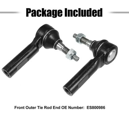 2 x Front Outer Tie Rods for Chrysler 300, Dodge Charger (2011-2019)