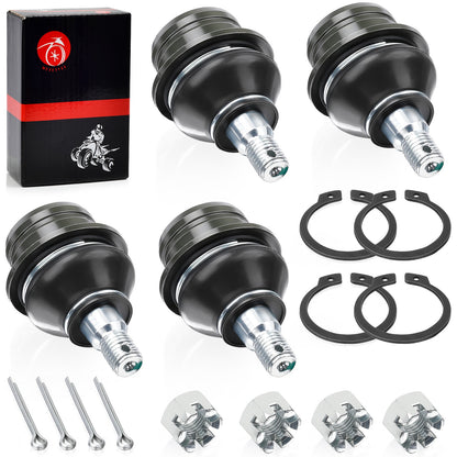 Set of 4 Upper and Lower Ball Joints for Suzuki KingQuad AXi 4x4 (2008–2023)