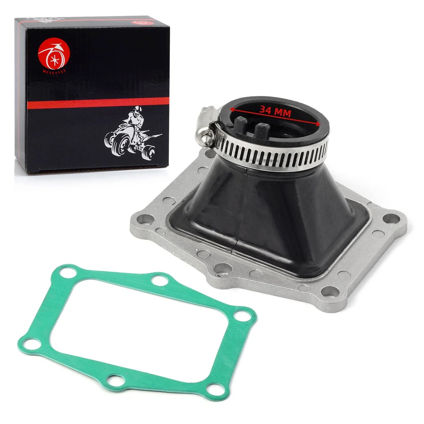 Intake Manifold Carb Boot and Gasket for Honda ATC250R (1981–1983)