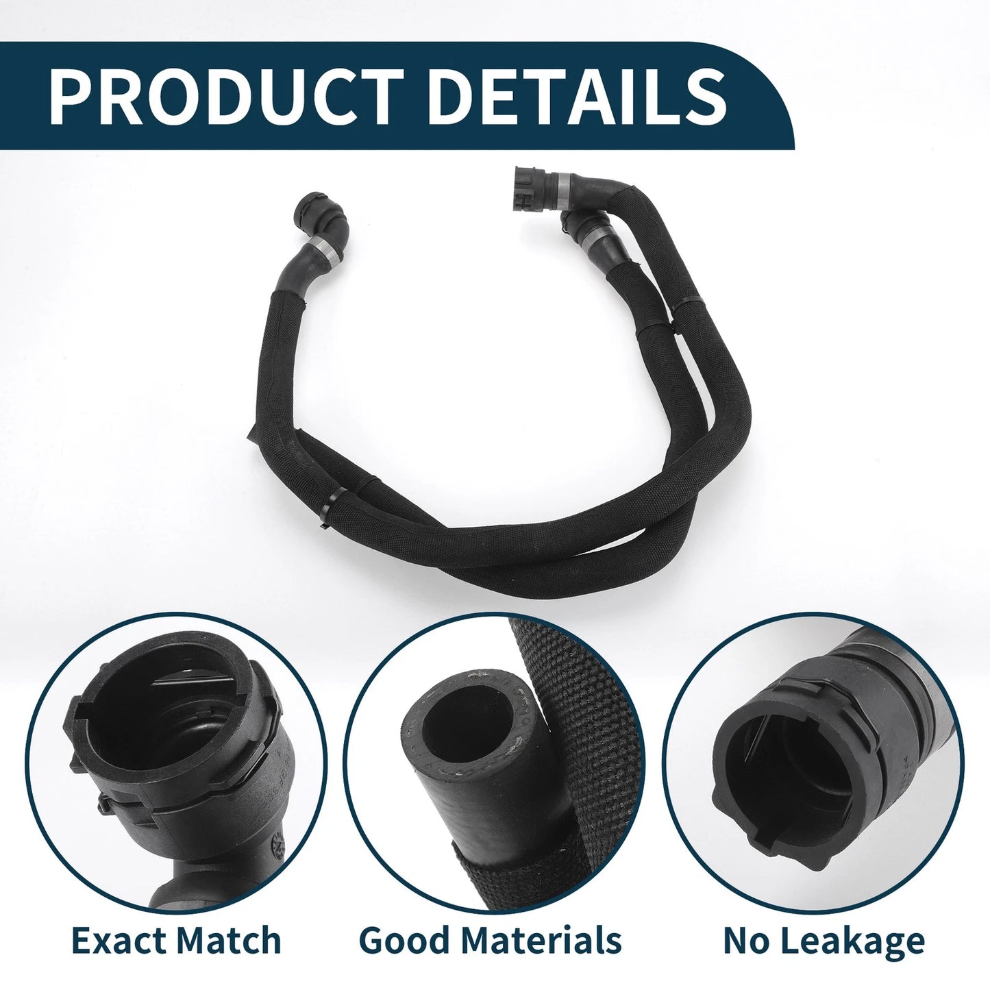 Radiator Hose No. 64219124076 for BMW 1 Series (2007–2013)