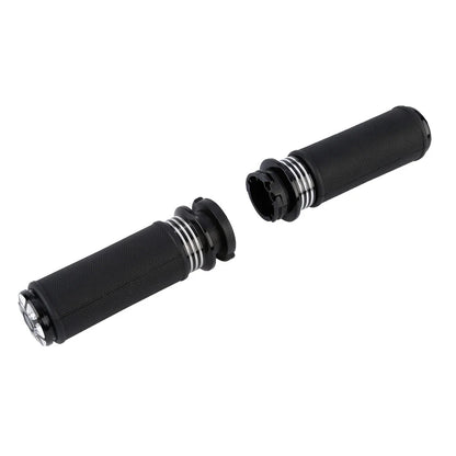 1'' Black CNC Handlebar Grips for Harley V Rod VRSC VRSCR (2002-2017)