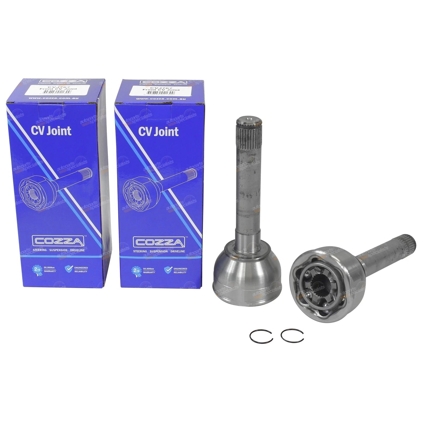 Set of 2 CV Joints for Toyota Landcruiser 70 75 Series (1990–1999)