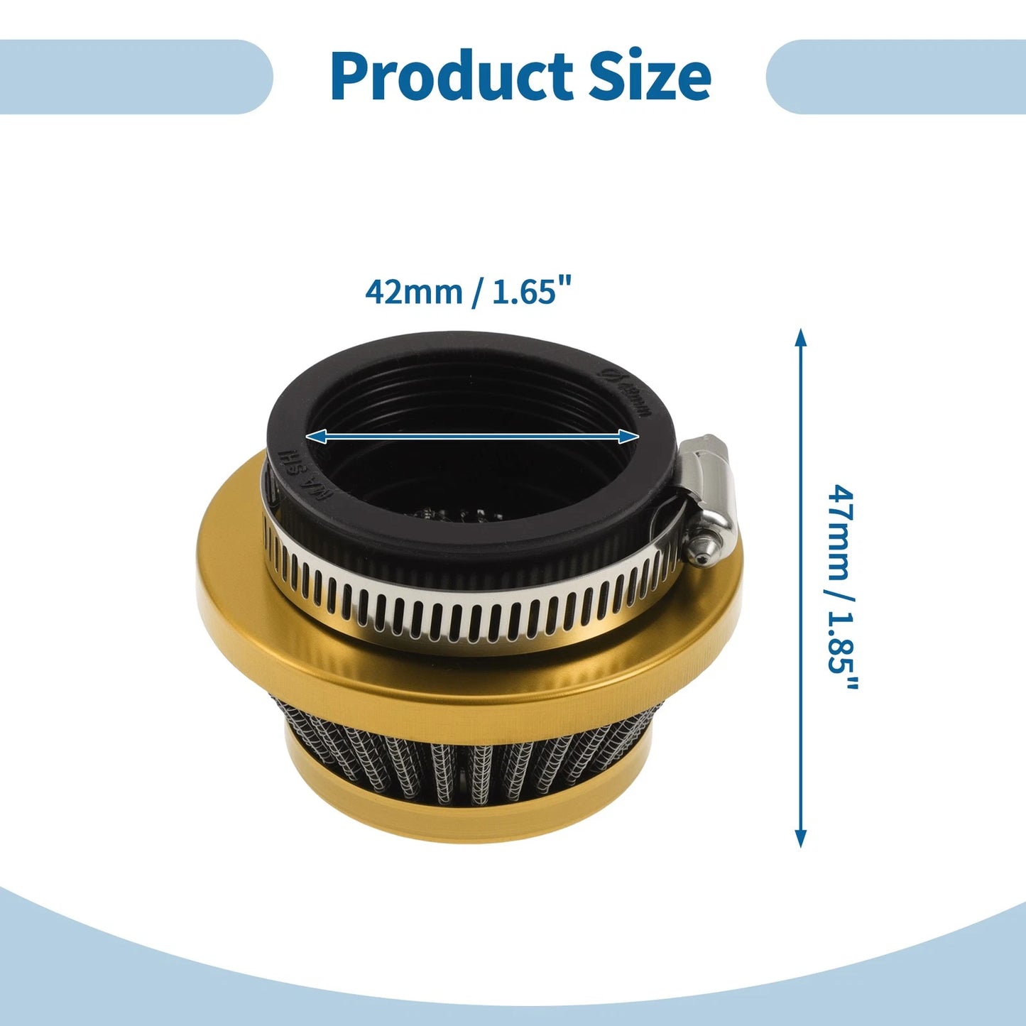Air Filter for Motorcycle (42mm)