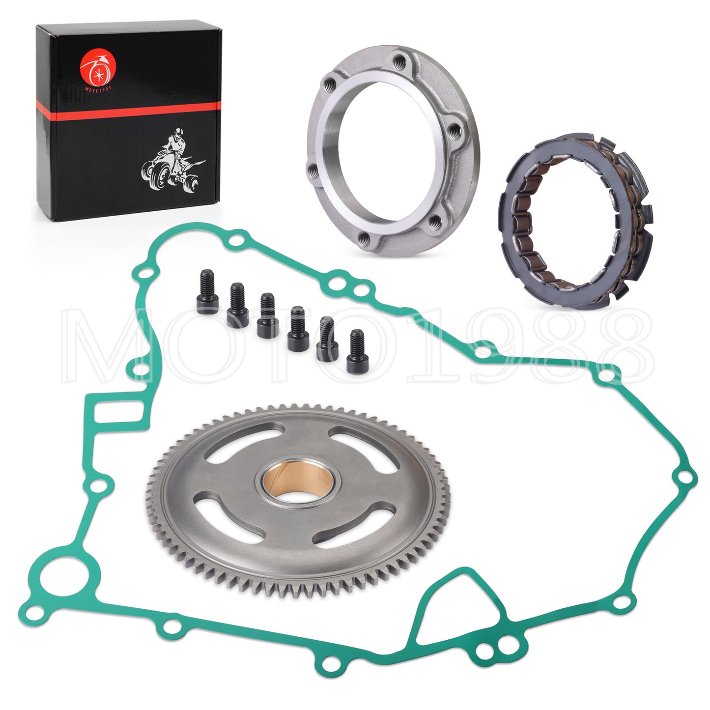 Starter Clutch Idler Gear Gasket Bolts for Kawasaki Brute Force (2003–2018)