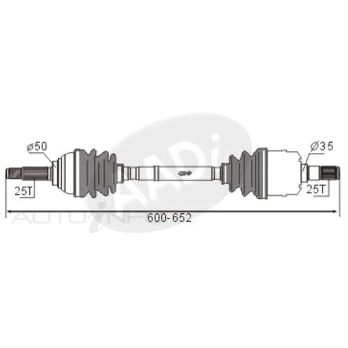 RH CV Shaft for Mitsubishi Magna TM TN TP (1985 - 1991)