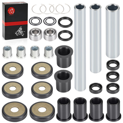 Rear Upper and Lower A-arm Bushing Shaft Kit for Honda Rincon 650 680 (2003–2014)