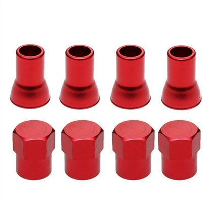 Stem Sleeves + Hex Cap Air-Valve CAP & Sleeve Cover Wheel Stem